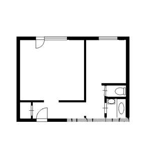 1-к квартира, на длительный срок, 43м2, 9/10 этаж