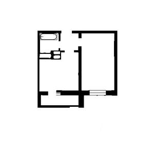 1-к квартира, на длительный срок, 42м2, 9/21 этаж