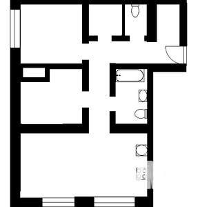2-к квартира, на длительный срок, 41м2, 6/10 этаж
