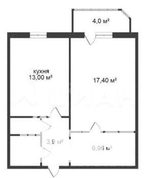 1-к квартира, на длительный срок, 45м2, 7/11 этаж