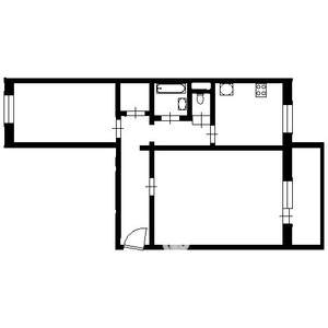 2-к квартира, на длительный срок, 52м2, 3/10 этаж