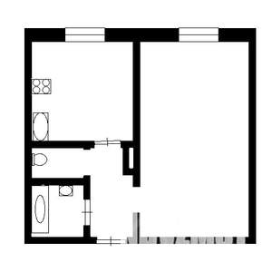 1-к квартира, на длительный срок, 32м2, 2/10 этаж