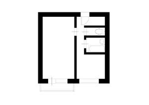 1-к квартира, на длительный срок, 32м2, 1/5 этаж