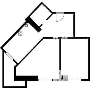 2-к квартира, на длительный срок, 48м2, 4/5 этаж