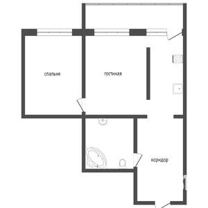 2-к квартира, на длительный срок, 80м2, 11/24 этаж