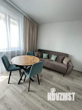 Студия квартира, на длительный срок, 43м2, 17/18 этаж