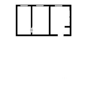 2-к квартира, на длительный срок, 43м2, 2/5 этаж