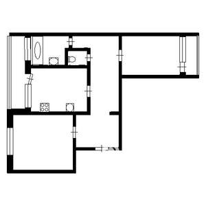 2-к квартира, на длительный срок, 50м2, 1/9 этаж