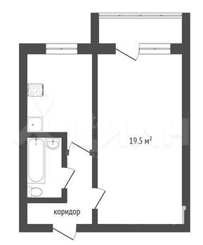 1-к квартира, на длительный срок, 42м2, 5/9 этаж