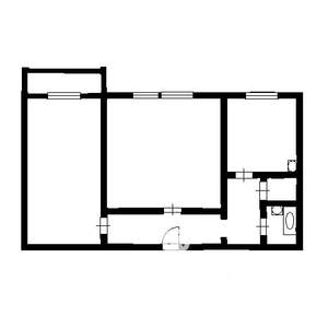 2-к квартира, на длительный срок, 53м2, 6/10 этаж