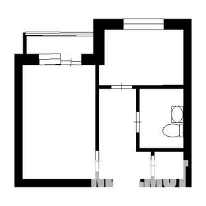 1-к квартира, на длительный срок, 33м2, 6/11 этаж