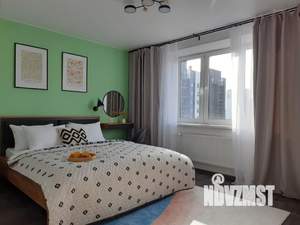 1-к квартира, посуточно, 44м2, 15/18 этаж