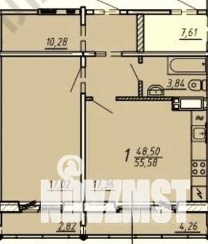 2-к квартира, на длительный срок, 48м2, 13/19 этаж