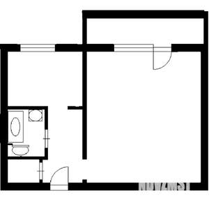 1-к квартира, на длительный срок, 35м2, 4/5 этаж