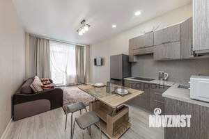 Студия квартира, на длительный срок, 45м2, 4/24 этаж