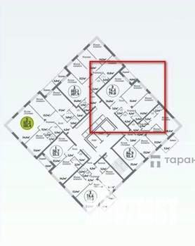 2-к квартира, на длительный срок, 74м2, 6/23 этаж