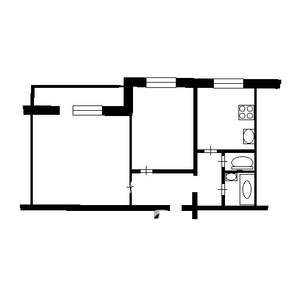 2-к квартира, на длительный срок, 51м2, 10/10 этаж