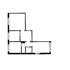 3-к квартира, на длительный срок, 62м2, 1/10 этаж