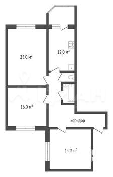 3-к квартира, на длительный срок, 96м2, 6/16 этаж