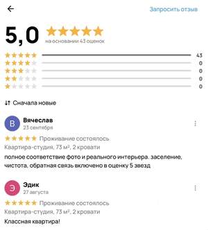 Студия квартира, посуточно, 73м2, 1/4 этаж