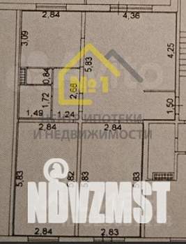3-к квартира, вторичка, 74м2, 2/10 этаж