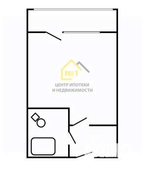 Студия квартира, вторичка, 24м2, 5/10 этаж