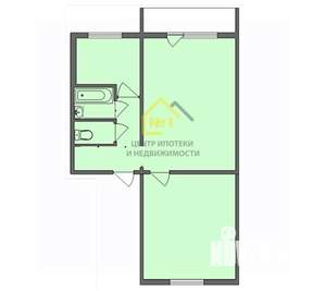 2-к квартира, вторичка, 45м2, 2/5 этаж