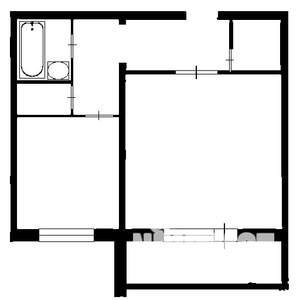 1-к квартира, вторичка, 40м2, 9/10 этаж