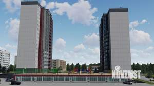 3-к квартира, строящийся дом, 75м2, 8/18 этаж