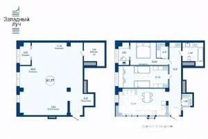 1-к квартира, вторичка, 82м2, 10/23 этаж