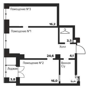 2-к квартира, вторичка, 71м2, 11/29 этаж