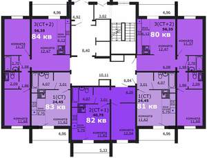 2-к квартира, вторичка, 41м2, 17/18 этаж