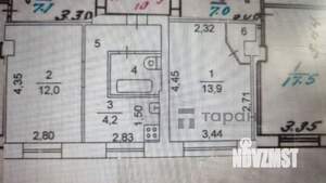 2-к квартира, вторичка, 40м2, 1/4 этаж
