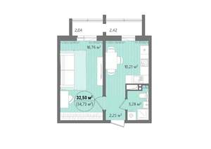 1-к квартира, вторичка, 37м2, 11/16 этаж