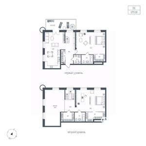 2-к квартира, вторичка, 170м2, 1/8 этаж