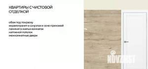 2-к квартира, строящийся дом, 46м2, 3/15 этаж