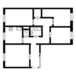 4-к квартира, вторичка, 81м2, 6/10 этаж