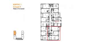 2-к квартира, вторичка, 71м2, 8/17 этаж