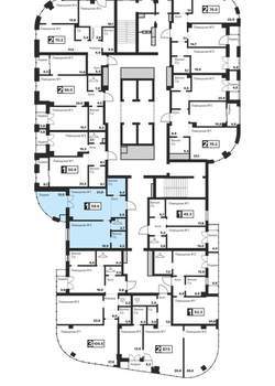 1-к квартира, вторичка, 59м2, 6/29 этаж