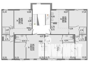3-к квартира, вторичка, 56м2, 2/10 этаж