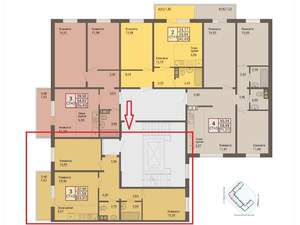 2-к квартира, вторичка, 54м2, 5/10 этаж