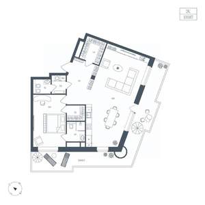 2-к квартира, вторичка, 101м2, 3/9 этаж