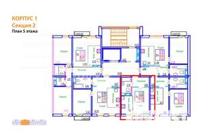 Студия квартира, вторичка, 24м2, 5/10 этаж