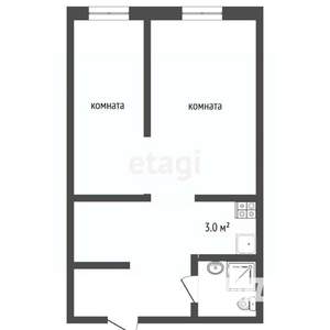 2-к квартира, вторичка, 25м2, 5/5 этаж
