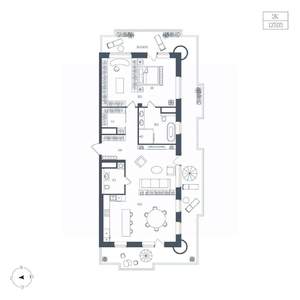 2-к квартира, вторичка, 127м2, 5/7 этаж