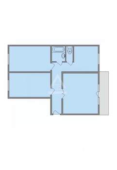 3-к квартира, вторичка, 69м2, 10/10 этаж