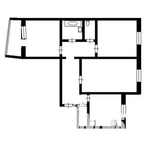 3-к квартира, вторичка, 65м2, 2/10 этаж