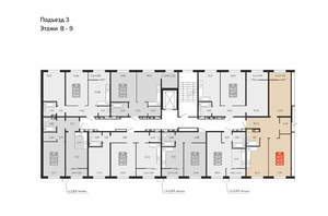 2-к квартира, вторичка, 67м2, 8/10 этаж