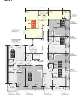 3-к квартира, вторичка, 90м2, 3/10 этаж