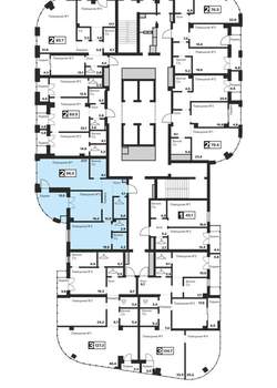 2-к квартира, вторичка, 96м2, 19/29 этаж